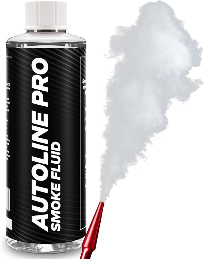 AutoLine Pro *2025 NEW Model* Automotive High Volume Smoke Machine - EVAP Leak Detector with Built-in Air Compressor - Model 3000E – EVAP Vacuum Exhaust Smoke Detector Tools Kit - Red