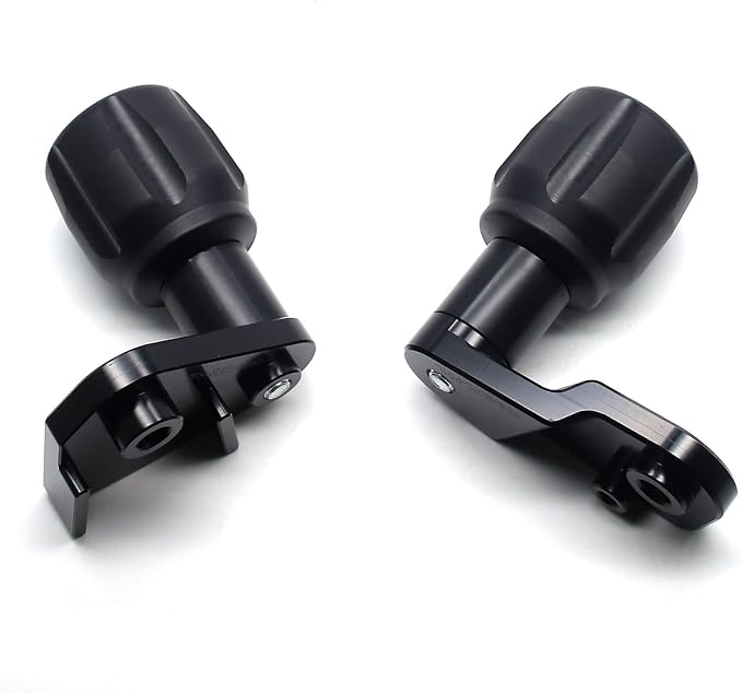 MZS Motorcycle Frame Sliders, Falling Crash Protector Guards No Cut Kits Black Compatible with GSXR 1000 GSXR1000 2017-2025 / GSXR 1000R GSXR1000R 2017-2025