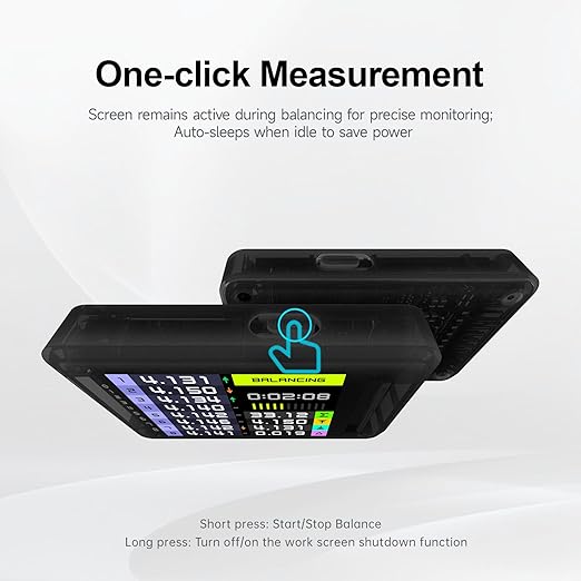 ISDT BL8 LiPo Battery Tester 2S-8S Smart Active Balancer XH2.54 Cell Voltage Tester for RC Batteries with High-Precision Color Screen App and Remote Control