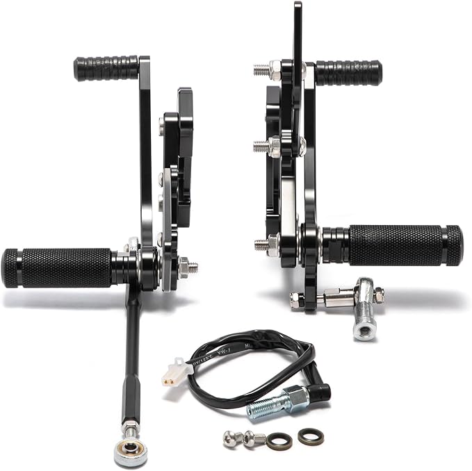 Motorcycle Adjustable Rear Sets Rearsets Foot Pegs for Kawasaki ZX6R 636 Ninja 1999 2000 2001 2002
