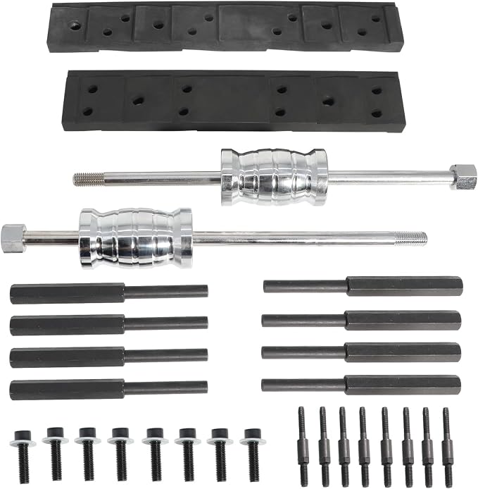 DPTOOL EN-51146 Fuel Injector Puller Removal Tool Rail Assembly Replacer Master Tool Kit Compatible with GM Opel Buick Vauxhall MG 1.0L 1.4L 1.5T LFVI 1.5 LG3 1.6L SGE Engine EN-51146-100 EN-51146-200