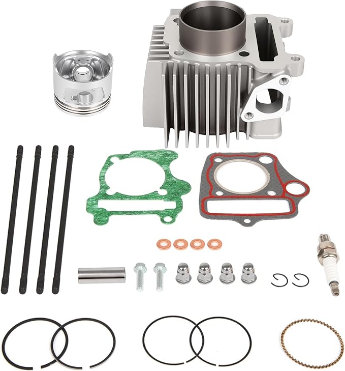 SCITOO 47mm 89cc Cylinder Piston Gasket Top End Rebuild Kit fit for Polaris for Outlaw 90 2007-2014, for Polaris for Sportsman 90 2007-2014, 0455434 0455389 0455335 0455331 0454934 0453616 0453430