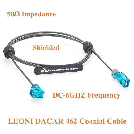 IP67 Waterproof Right Angle Rosenberger Fakra Z Code Female to Female RF Coaxial Cable 59K24K-102A4-Z to 59Z163-003-Z Vehicle GPS Antenna Cable for ADAS, GMSL & FPD-Link Cameras, Infotainment(1.48M)