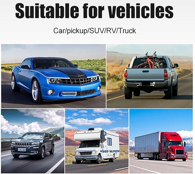 Wireless Backup Camera System Rear View Camera Monitor Kit HD 1080P Reverse Cameras for Truck Car Pickup RV Camper Waterproof Night Vision