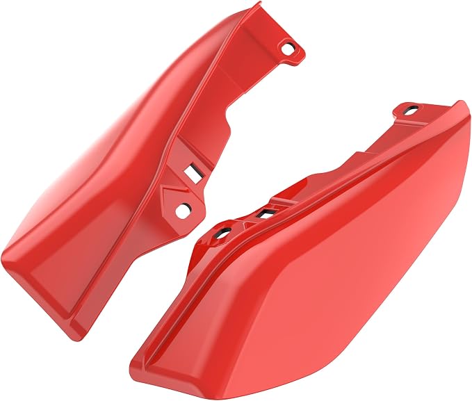 Color - Matched Mid Frame Air Deflectors Heat Shield, Perfectly Fit for Harley Touring Models 2009-2026 Performance Orange