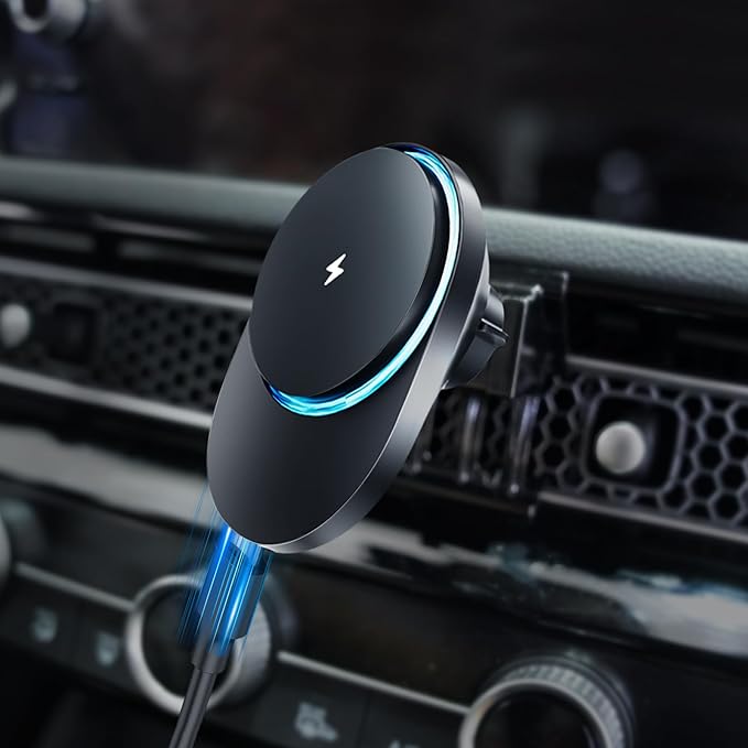 CLEC for Honda Civic 2022-2026 Magnetic Wireless Car Charger Phone Holder Mount Custom Fit for Honda Civic 2022-2025 15W Fast Charging Car Phone Holder Wireless Charger