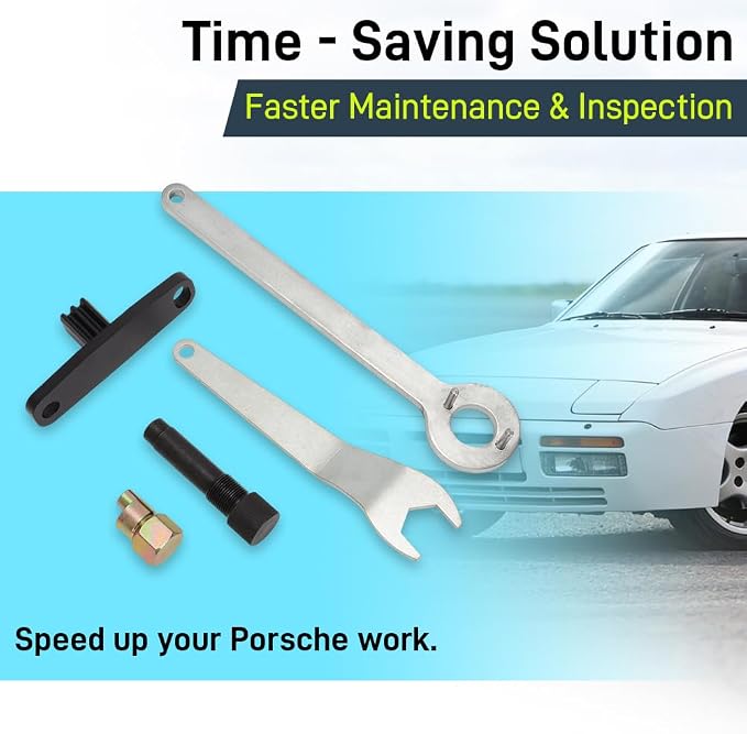 for Porsche 924S 944 968CS - 5-Piece Engine & Axle & Clutch Special Service Tool Kit, Replacement for Factory Special Tools