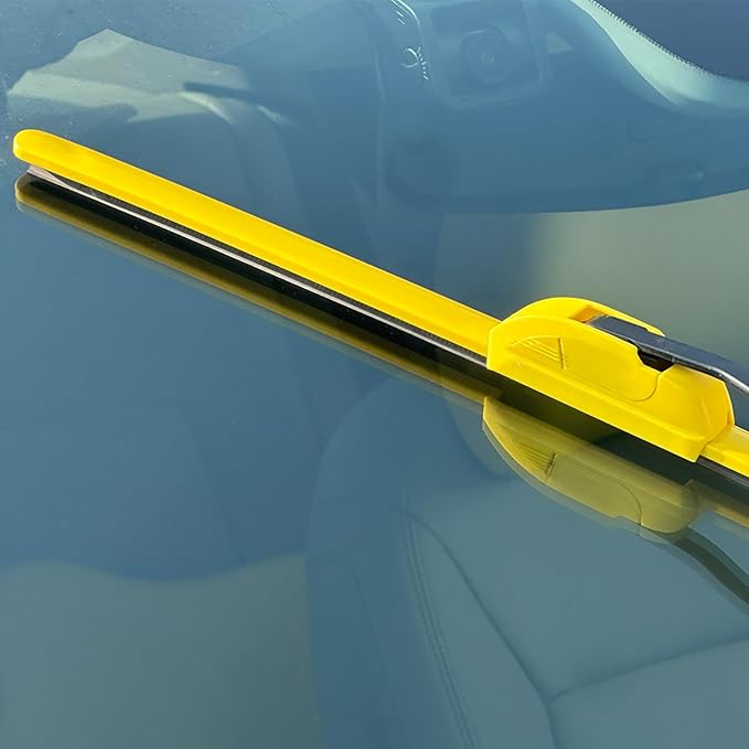 OEM QUALITY 26" + 22" PARRATI Premium All-Season Yellow Windshield Wiper Blades (Set of 2)
