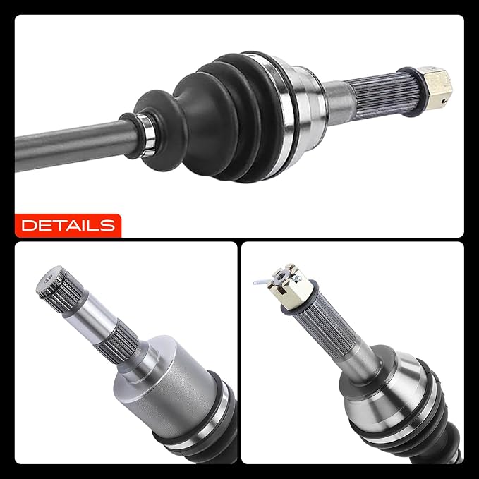 A-Premium Rear Left Driver Side CV Axle Shaft Assembly for Polaris Models | Compatible with Ranger 900 Diesel 2011-2014, Ranger Crew 900 Diesel 2012-2014, Replace# 1332894