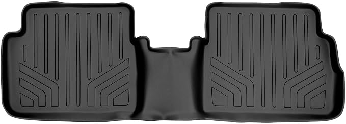 SMARTLINER Custom Fit Floor Mats 2nd Row Liner for 2009-2013 Toyota Corolla