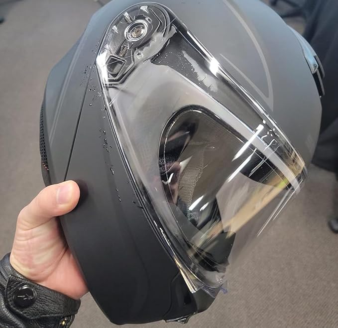 Universal Helmet Shield Anti Fog Film,Clear Visor Lens Insert Fog Resistant 3.7" x 10.7" - 2 PCS