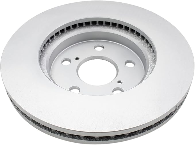 TRQ Front Brake Rotor Set G Coated Vented Compatible with 2002-2003 Lexus ES300 2006-2015 IS250 2005-2007 Toyota Avalon 2002-2006 Camry 2004-2010 Sienna 2004-2008 Solara