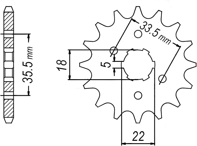 428 Motorcycle Drive Chain and Sprocket Kit compatible with Yamaha TW200 1995-2024 | TW125 1999-2002