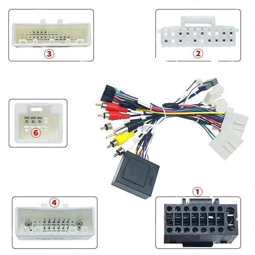 16pin Car Stereo Radio Power Retrofit Wiring Harness Cable Adapter fits for Nissan X-Trail Teana Altima Sylphy Tiida Qashqai
