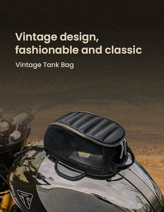 Loboo Tank Bag Ring Quick Disassembly And Non-Contact With The Paint Surface Of The Fuel Tank Will Not Damage The Paint Surface, Compatible With Kawasaki Versys 650 1000 Z1000 Z 900 RS