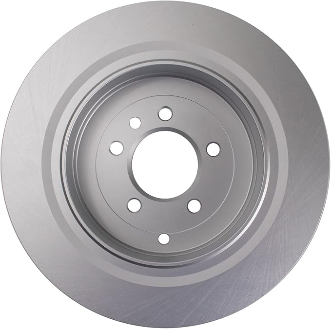 TRQ Rear Brake Rotor Set G Coated Vented Compatible with 2005-2009 Land Rover LR3 2010-2016 LR4 2006-2016 Range Rover Sport