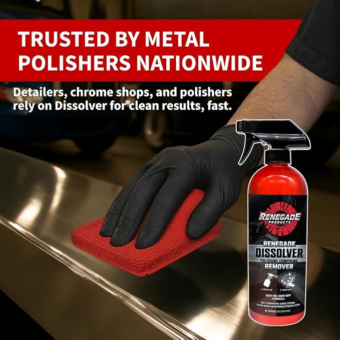 Renegade Dissolver - Premium Polishing Compound Remover for Effortless Cleaning | Industrial-Strength, High-Performance & User-Friendly