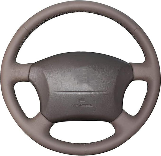 Loncky Leather Steering Wheel Cover for Toyota 4Runner 2003-2009 / Tacoma 2005-2011 /Tundra 2003-2006 /Sienna 2004-2010/Highlander 2004-2007 /Sequoia 2003-2007 /Camry 2005 2006 /Land Cruiser 2003-2007