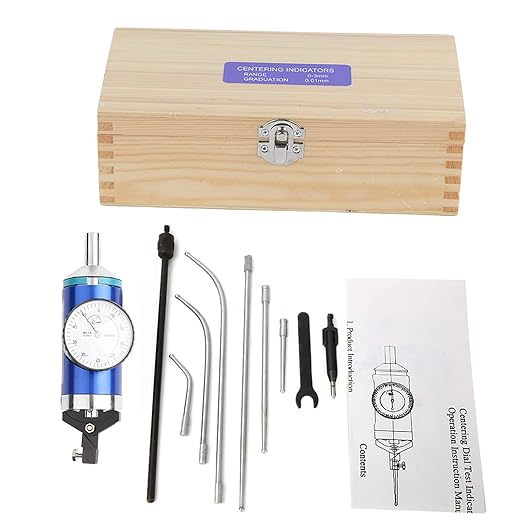 Coaxial Indicator, Dial Indicator Coaxial Centering Indicator, 0.01mm Milling Machine Alignment Dial Test, Lever Gauge Position Measurement Tool 0-3mm Positionering Measurement Tool