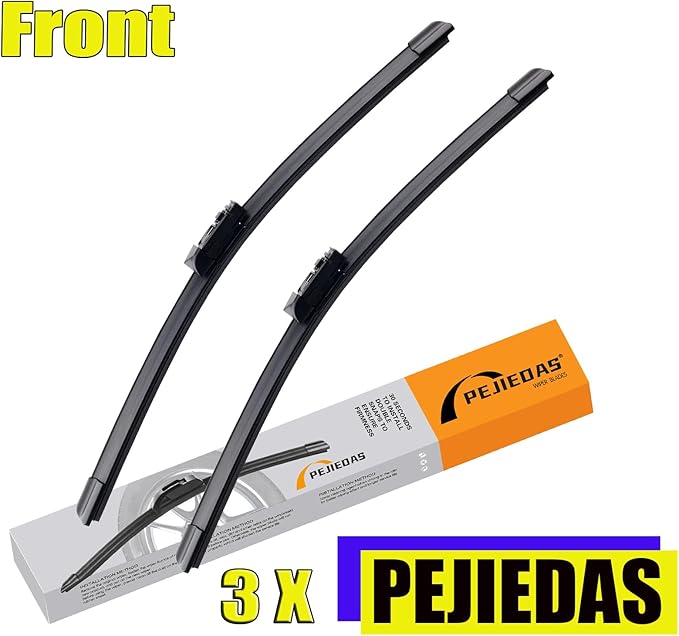 3 x OEM Wiper Blades, Replacement Wiper Blades for Subaru Forester 2019 2020 2021 2022-2025, (26“ & 17” Front Wipers + 14” Rear Wiper Blades)