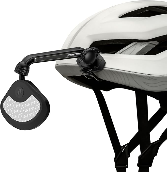Bike Helmet Mirror for Cycling- 360° Adjustable and Rotatable Safe Rearview Mirror for Bicycle Riding Accessories and Other Outdoor Activities, Easy to Install