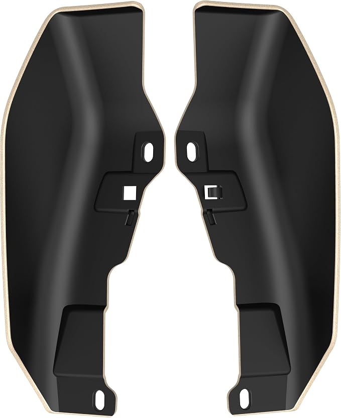 Color - Matched Mid Frame Air Deflectors Heat Shield, Perfectly Fit for Harley Touring Models 2009-2026 Camouflage Sand Denim