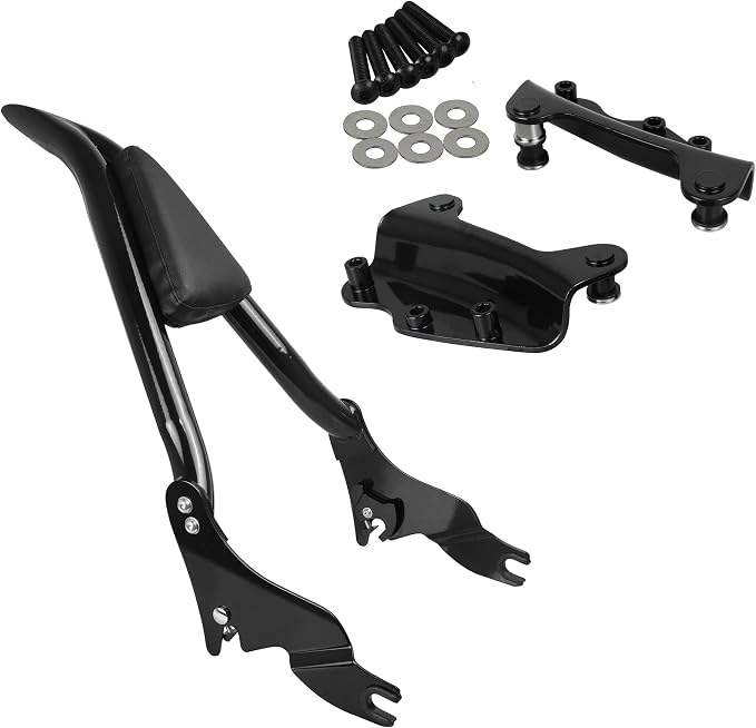 22" Quick Release Sissy Bar with Docking for Harley | 2009-2013,Passenger Backrest Touring for Road King Road Glide Street Glide Electra Glide Road King Ultra CVO Limited