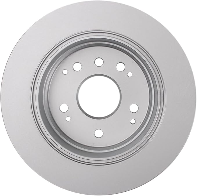 TRQ Rear Brake Rotor Set G Coated Solid Compatible with 2004-2008 Acura TL 2003-2011 Honda Element