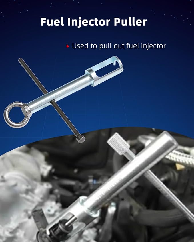 DPTOOL Camshaft Alignment Locking Timing Tool Kit Fuel Injector Puller Removal Tool Compatible with Mercedes Benz M133 M260 M264 M270 M274 1.6L V4 A Class and B Class Engine 270589006100 270589016100