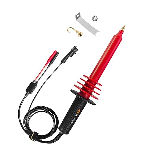 PINTECH 40kV High Voltage Probe for Multimeter,±2% Accuracy, Multimeter Probe Attenuation Ratio 1000:1, Upgraded HVP-40, HVP-40A