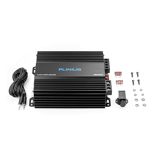 Audio Systems 1 Channel Car Amplifier - 600 Watts, Monoblock Class D Amp, 1-4 Ohm Stable, Mosfet Power Supply