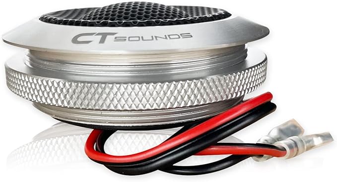 CT Sounds Meso 25mm 100 Watt Flush-Mount Premium Silk-Dome Tweeters, Pair