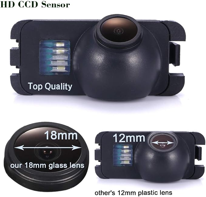 Super HD vehicle camera 1280x720 pixels Waterproof Vehicle Car Rear View Backup Camera, 170° reverse parking for Ford Focus 2 Mondeo MK4 C-MAX MK2 Grand C-MAX MK2 S-MAX Galaxy Fiesta MK6 Kuga Ecosport