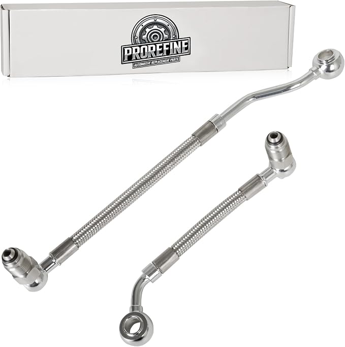 HDFL005 Upgraded Fuel Injection Lines Compatible with Harley-Davidson 1995 1996 1997 1998 1999 Electra Glide Road King Road Glide Replace HDFL-005