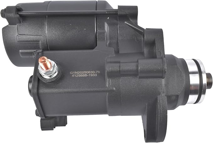 Starter Black Replacement for Harley-Davidson Blackline Breakout Dyna Night Train Road Glide Softail 2006-2017 31618-06A 18905