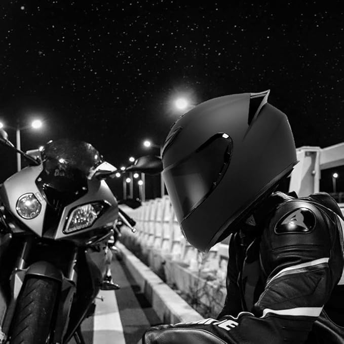 Motorcycle Bluetooth Full Face Flip Up Helmet, Integrated Bluetooth, DOT/ECE Approved, Multiple Vents, Adult Size 55-64CM