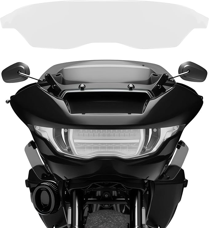 Headlight Lens Headlamp Protection Headlight Cover Compatible with Harley CVO Road Glide FLTRXSE 2023-2025 & Road Glide/ST 2024-2025 (Clear)