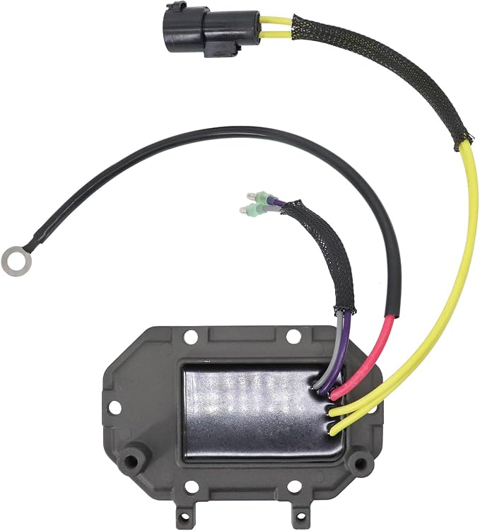 Voltage Regulator Rectifier Fit for Johnson Evinrude CDI 185HP 200HP 225HP 250HP 300HP 2 Stroke 6 8 Cylinder Marine Outboard 35 Amp Replace 584641 585995 586271 18-5831 878333
