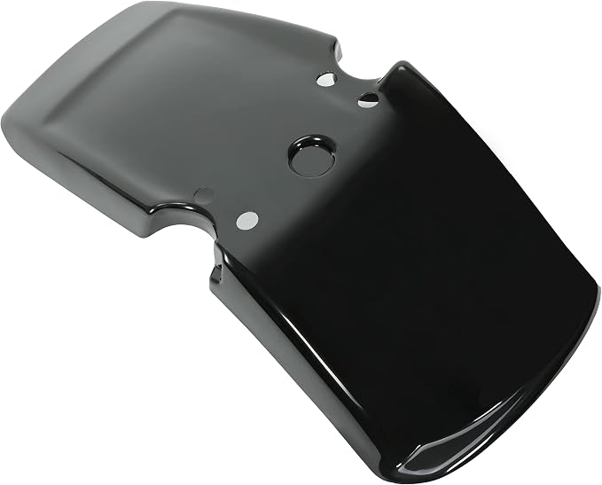 ALMULOO Front Fender Plastic ABS Black Compatible with 1983-1985 Honda ATC200X Three‑Wheeler