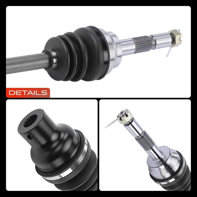 A-Premium Front Driver or Passenger Side CV Axle Shaft Assembly for Polaris | Compatible with Magnum 325/425, Scrambler 400/500, Sportsman 335/400/500, Worker 335/500, Xplorer 250/300/400/500