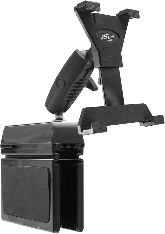 iBolt TabDock Bizmount Wedge - Heavy Duty Vehicle Console Mount for All 7" - 10" Tablets (iPad, Nexus, Samsung Tab). Great for Work, Personal, and Business Vehicles