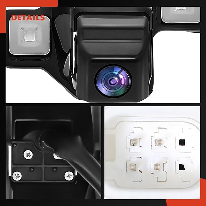 A-Premium Park Assist Camera Rear View Backup Reverse Camera Compatible with Select Toyota Models - 2010 2011 2012 2013 4Runner - Replace# 8679035050