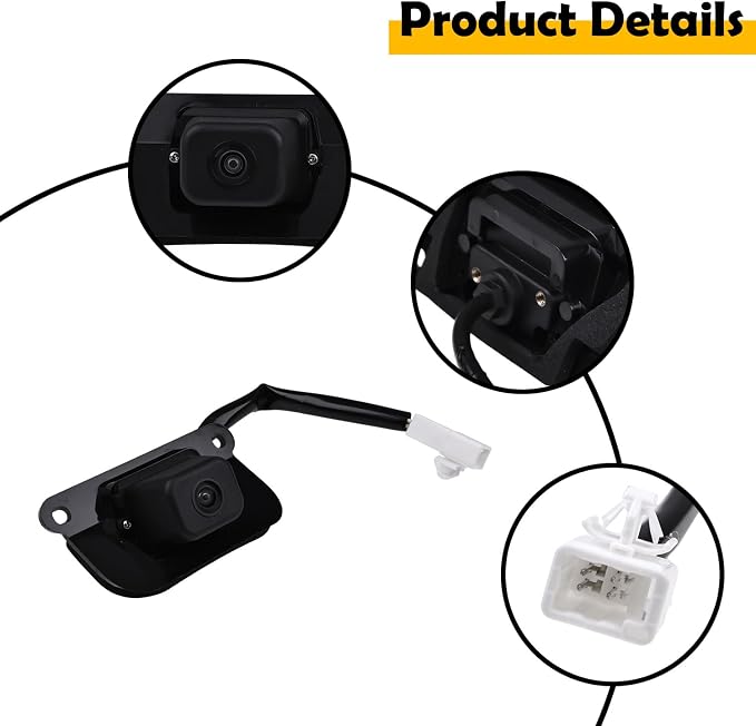 86790-60030 Rear View Parking Assist Backup Camera Compatible with Lexus GX470 2003-2006, 8679060030 Replacement