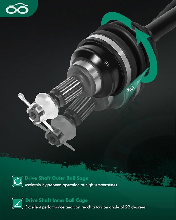 SCITOO 42200-HC5-003 Front Left Right CV Axle for Honda FourTrax 300