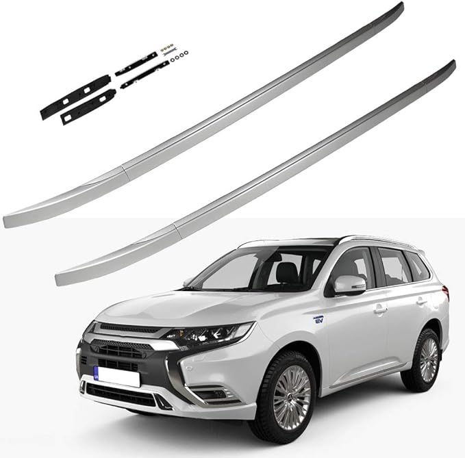 SCITOO Roof Rack Cross Bar for Mitsubishi Outlander 2013-2017 2019 165LBS Cargo Bars Silver