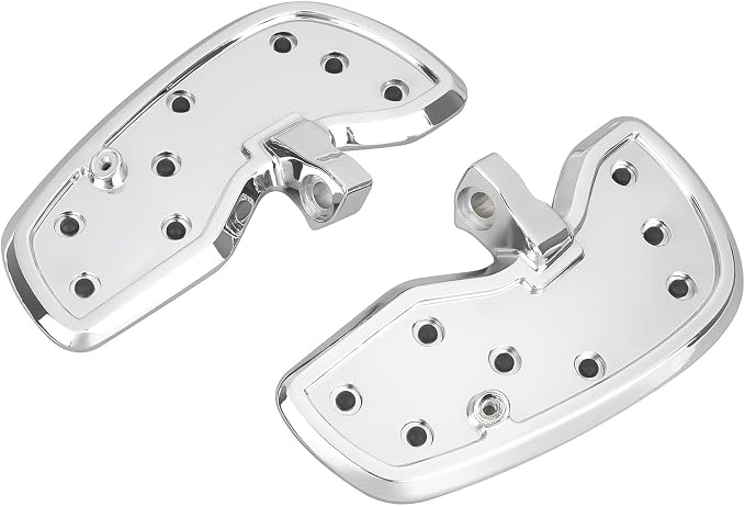Motorcycle Driver Floorboards Foot Pegs for Indian Scout Sixty Bobber Replace Part Compatible with Indian Scout 2015-2024 (Chrome)