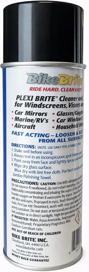 Bike Brite MC69000 Clear Plastic Cleaner/Polisher, 14 fl. oz.