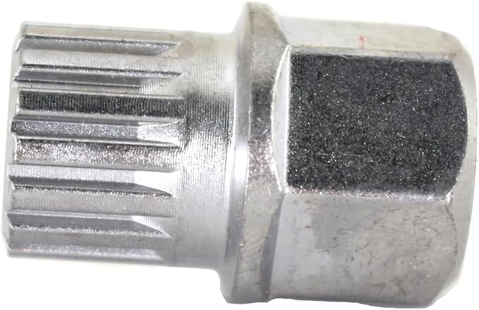 TMAX 11/15Pt Wheel Lock Nut Screw Removal Key Anti-Theft Lugnut Socket S3054 for BMW Vehicles