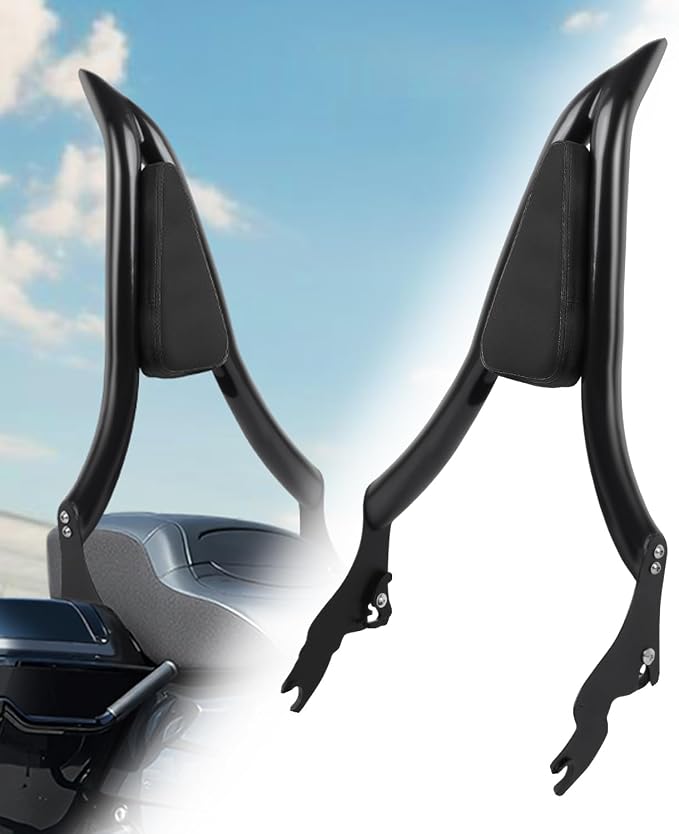 2009-2025 Sissy Bar for Harley Davidson Touring, 26'' Detachable Rear Passenger Backrest for Road King, Road Glide, Street Glide, Ultra Limited, Electra Glide, CVO, Ultra Classic Electra Glide