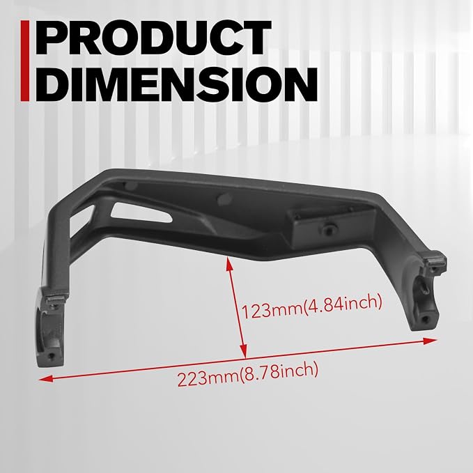 A & UTV PRO Aluminum Handguards & Wind Deflectors Kit for Can-Am Ryker 600 900 Sport Rally Edition All Models, Hand Guard Handlebar Air Deflector Accessories, Replace #219400998, 219400894, 4PCS